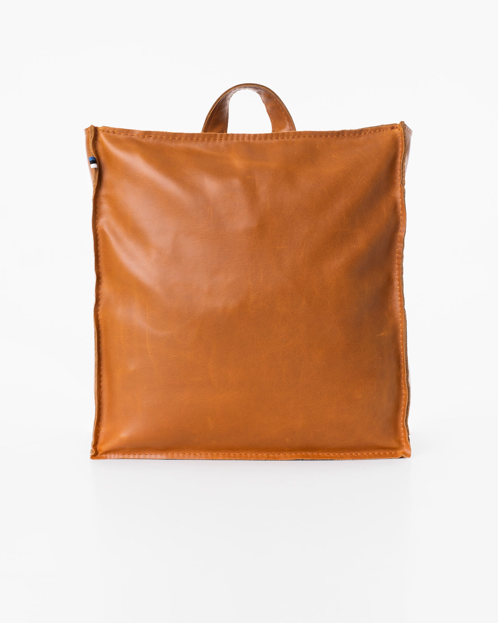 Folk Leather Backpack Caramel